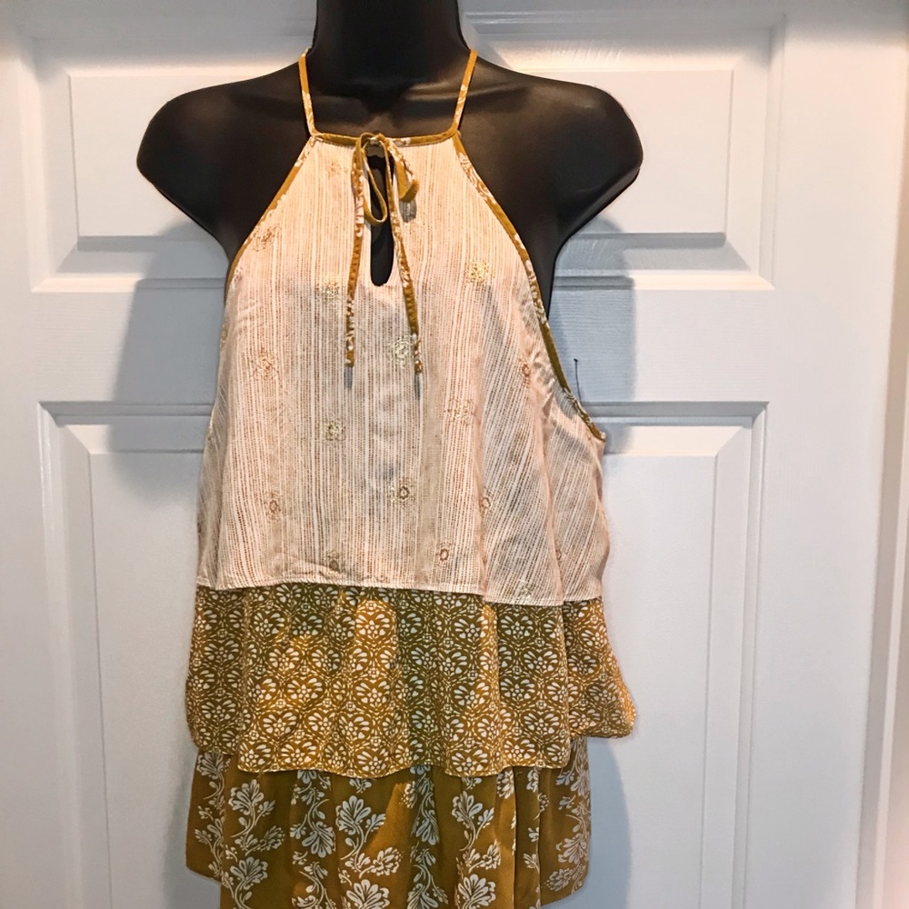 Lauren Condrad Tank Top Blouse Floral